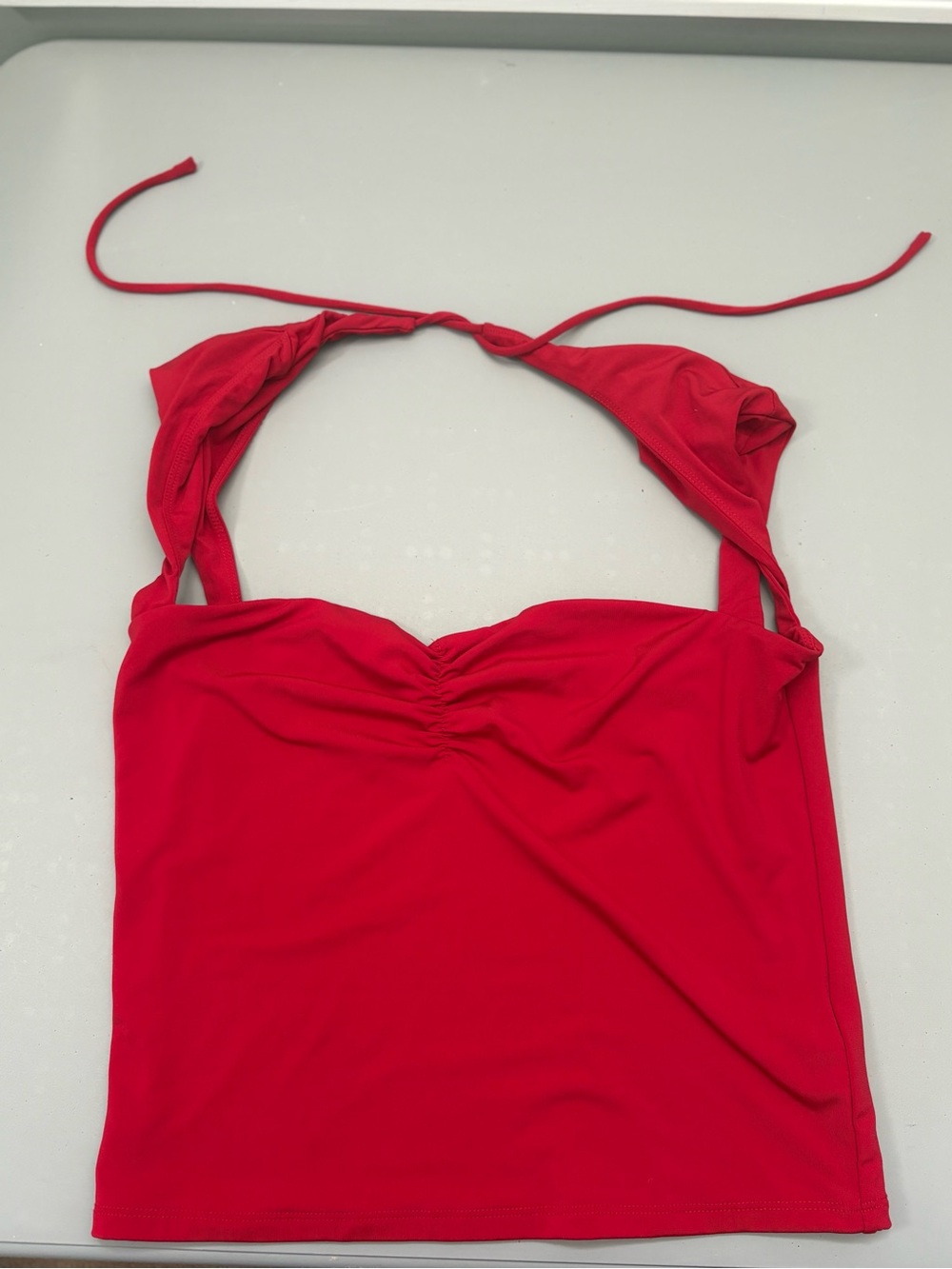 Red Halter Top